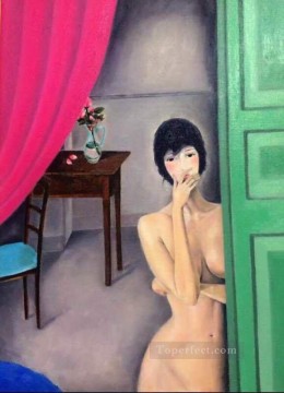 花のように静か 3 中国の女の子 Oil Paintings